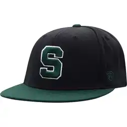 Walmart Men's Top of the World Black/Green Michigan State Spartans Team Color Two-Tone Fitted Hat offer