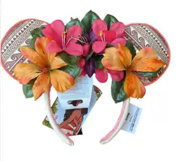 Walmart Disney Parks Moana Floral Flower Maui Tatoos Headband New with Tag offer