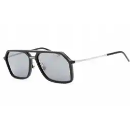 Walmart DOLCE & GABBANA DG6196 501 6G Black Light Grey Mirror Black 59mm Mens Sunglasses offer