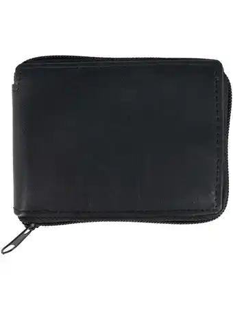 Walmart CTM Lambskin Leather Zip Around Wallet (Men) offer