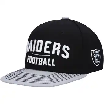 Walmart Preschool Black/Silver Las Vegas Raiders Lock Up Snapback Hat - OSFA offer