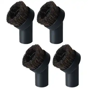 Walmart 4pcs Replacement Dusting Floor Vacuum Accessories Remover Round ( Black 32mm ) offer