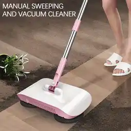 Walmart Fnyoxu Hand Push Sweeper Household Lazy Three-in-one Suction Sweeper Cleaning Machine Floor Stall offer