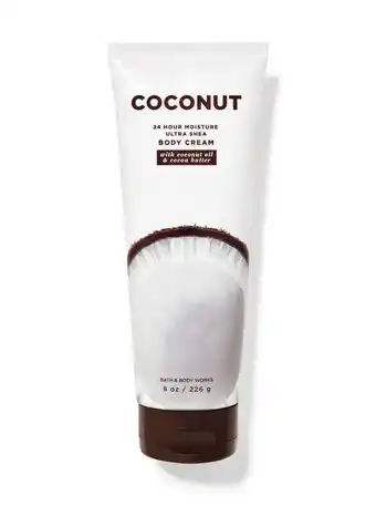 Walmart Bath & Body Works COCONUT Body Moisturizer, 8.0 Fluid Ounces offer