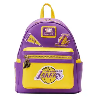 Walmart Loungefly Los Angeles Lakers Patches Mini Backpack offer