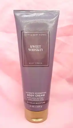 Walmart Bath & Body Works Sweet Whiskey Body Cream 8 oz offer