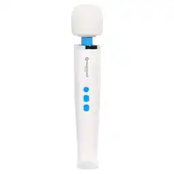 Walmart Magicwand Rechargeable Portable Mini Massager, White & Blue offer