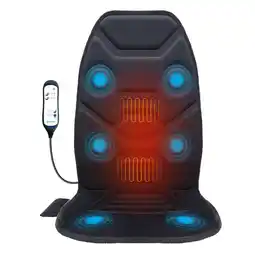 Walmart Comfier Heated Massage Seat Cushion, Back Massager with Vibration, Massage Pad for Chair, Gift offer