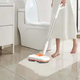 Walmart Fnyoxu Electric Mops for Floor Cleaning Wood Floor Cleaner with 2 Reusable Microfiber Pads offer