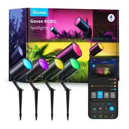 Walmart Govee RGBIC Spotlights 4 Packs offer