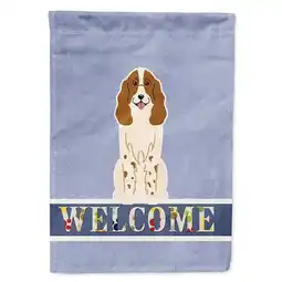 Walmart Carolines Treasures BB5612GF Russian Spaniel Welcome Garden Size Flag offer