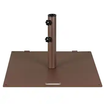 Walmart Gymax 50 LBS Patio Umbrella Base Stand 24'' Outdoor Square Market Handle Wheel offer