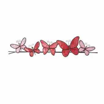 Walmart Eangee Butterflies On A Wire Wall Decor Red offer