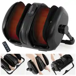 Walmart Costway Foot & Calf Massager Vibration Compression Electric Leg Massager Machine with Heat Black offer