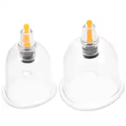 Walmart 2 Pcs Special Shaped Cupping Device Portable Cupping Cups Massage Tool Cupping Cup Vacuum Cups offer