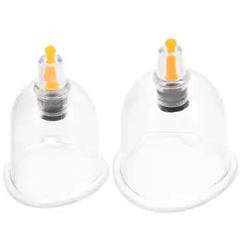 Walmart 2 Pcs Special Shaped Cupping Device Portable Cupping Cups Massage Tool Cupping Cup Vacuum Cups offer