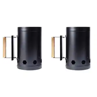 Walmart 2X Barbecue Tools Fast Point Charcoal Ignition Barrels Carbon Stove Ignition Outdoor Barbecue Tools offer