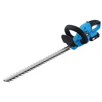 Walmart Pulsar PTG2020 20 in. 20V Lithium Ion Cordless Hedge Trimmer, Blue offer