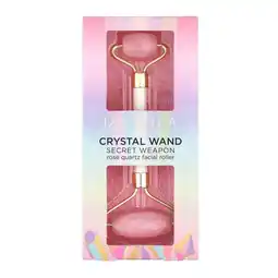 Walmart Crystal Wand Rose Quartz Facial Roller by Pacifica for Women - 1 Pc Roller offer