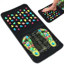 Walmart Foot Massage Mat Foot Acupressure Mat Foot Reflexology Mat Pressure Stone Pad for Home Use offer