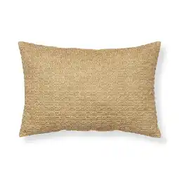 Walmart Better Homes & Gardens 13x19 Natural Heavyweight Fabric Decorative Pillow, Weather-Resistant offer