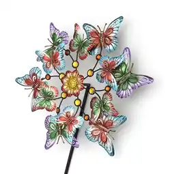 Walmart Decorative Garden Butterfly Wind Spinner Stake - Dynamic Outdoor Accent offer