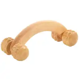 Walmart Eeristq Wooden Back Roller Portable Massage Roller Muscle Massage Roller Hand Wooden Massage Roller offer