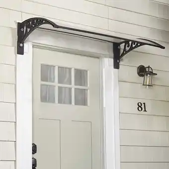 Walmart Natural Sunlight Door Canopies - Black offer