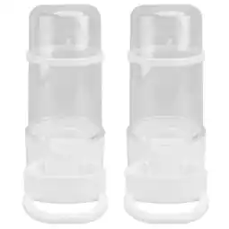 Walmart 2Pcs Automatic Bird Feeder & Water Bottle for Poultry & Birds offer