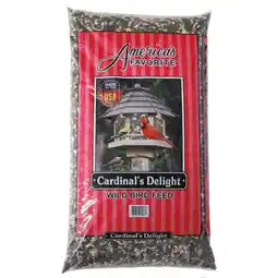 Walmart Americas Favorite 2800880 30 lbs Cardinal Delight Wild Bird Feed Red Stripe Bag, Red Stripe offer