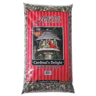 Walmart Americas Favorite 2800880 30 lbs Cardinal Delight Wild Bird Feed Red Stripe Bag, Red Stripe offer