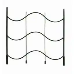 Walmart Black Metal Wave Wall Trellis offer