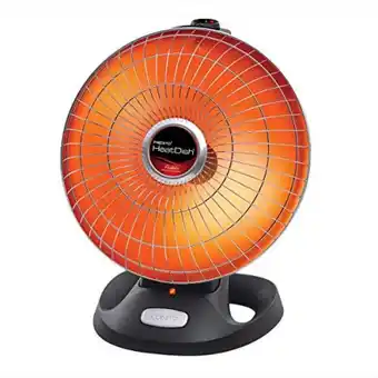 Walmart Presto Heat Dish Plus Parabolic Electric Heater, Black offer