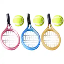 Walmart Eeristq 3 Sets Tennis Racket Decors Photography Props Mini Tennis Rackets Ornaments offer