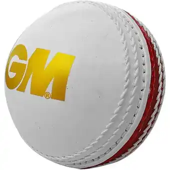 Walmart GM Skill Poly Tennis Cricket Ball Soft - White & red offer