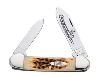 Walmart Case Amber Bone CV Canoe Pocket Knife offer