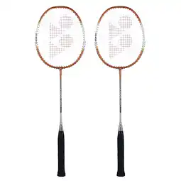 Walmart Yonex ZR 100 Light Aluminium Badminton Racquet with Full Cover, Set of 2 Orange offer