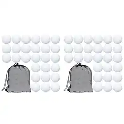 Walmart 200 Pcs Golf Practice Ball Hollow Training Balls with Mesh Drawstring Storage Bags for offer