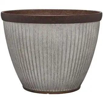 Walmart Southern Patio HDR-046868 20.5 Inch Diameter Rustic Resin Planter Urn offer