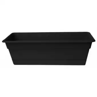 Walmart 30in Dura Cotta Window Box Black offer