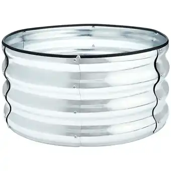 Walmart Round Galvanized Raised Garden Bed Kit offer