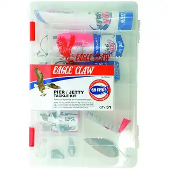 Walmart Eagle Claw Pier and Jetty Ready to Fish Fishing Tackle Kit offer