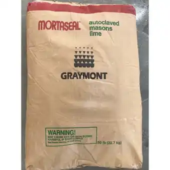 Walmart Graymont 7008168 50 lbs Mortaseal Dolomite Lime offer