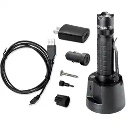 Walmart Maglite Magtac 543 lm Black LED Rechargeable Flashlight LifePO4 Battery offer