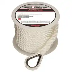 Walmart Extreme Max BoatTector Twisted Nylon Anchor Line with Thimble offer