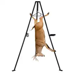 Walmart CuisinSmart Heavy Duty Tripod Game Hoist with 500 lb Capacity Black Deer Hanger offer