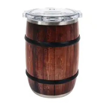 Walmart ORCA Whiskey Barrel 12 oz Oak Wood Grain BPA Free Tumbler with Lid offer