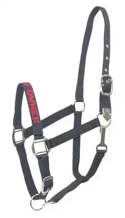 Walmart Gatsby I LOVE MY OWNER Nylon Halter Navy Horse offer