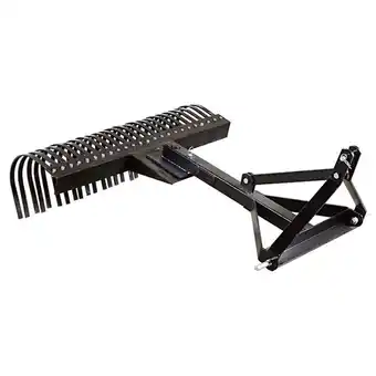 Walmart Field Tuff 60 3 Pt Landscape Yard Rake Attachment for Category 1 Tractor offer