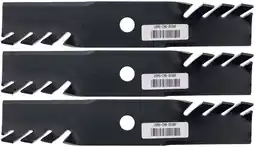 Walmart 3 USA Mower Blades Toothed for Exmark 116-5177-S 103-6396 116-5177 48 Deck offer